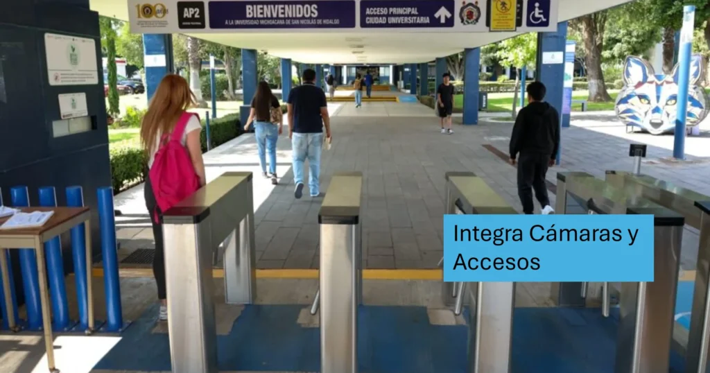 Integramos control de Acceso y CCTV