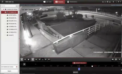 Recuperación de grabaciones de cámaras de vigilancia