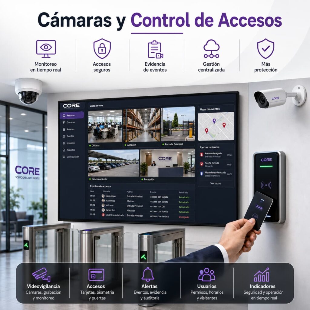Cámaras y control de accesos
