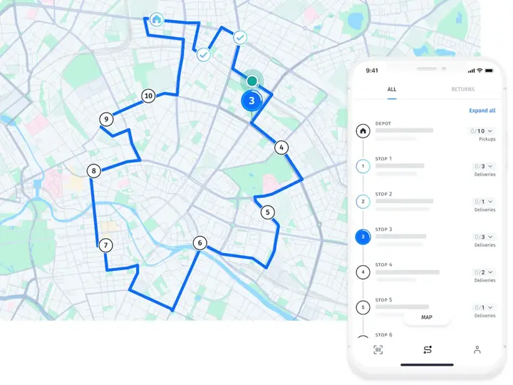Tour Planning, es una solución de optimización logística.